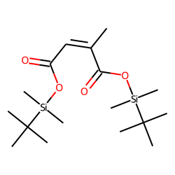 Citraconic acid, MO TBDMS # 2