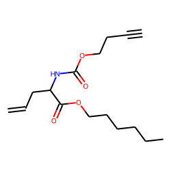 2-Aminopent-4-enoic acid, N-propargyloxycarbonyl-, hexyl ester