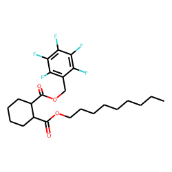 1,2-Cyclohexanedicarboxylic acid, nonyl pentafluorobenzyl ester