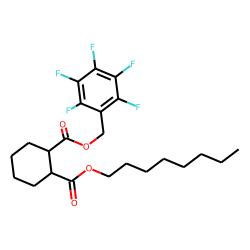 1,2-Cyclohexanedicarboxylic acid, octyl pentafluorobenzyl ester