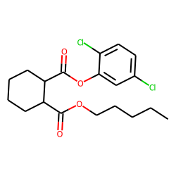 1,2-Cyclohexanedicarboxylic acid, 2,5-dichlorophenyl pentyl ester