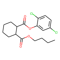 1,2-Cyclohexanedicarboxylic acid, butyl 2,5-dichlorophenyl ester