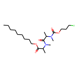 DL-Alanyl-DL-alanine, N,N'-dimethyl-N'-(3-chloropropoxycarbonyl)-, nonyl ester