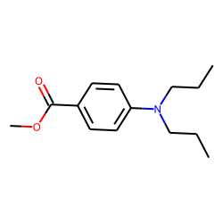 Benzoic acid, 4-(dipropylamino)-, methyl ester