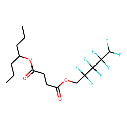 Succinic acid, 2,2,3,3,4,4,5,5-octafluoropentyl 4-heptyl ester