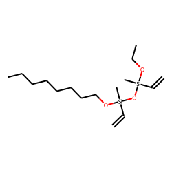 Silane, methylvinyl(octyloxy)(methylvinylethoxysilyloxy)-