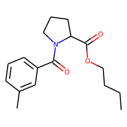 L-Proline, N-(3-methylbenzoyl)-, butyl ester