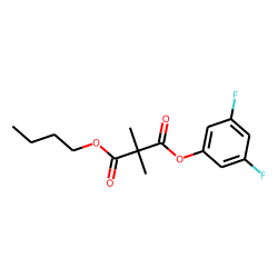 Dimethylmalonic acid, butyl 3,5-difluorophenyl ester