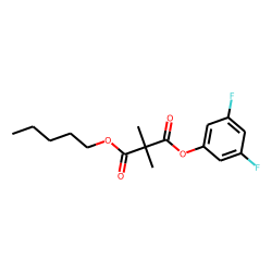 Dimethylmalonic acid, 3,5-difluorophenyl pentyl ester