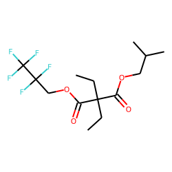 Diethylmalonic acid, isobutyl 2,2,3,3,3-pentafluoropropyl ester