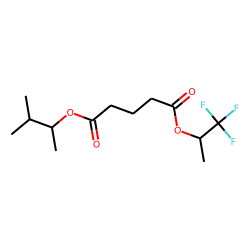 Glutaric acid, 1,1,1-trifluoroprop-2-yl 3-methylbut-2-yl ester