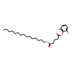 Glutaric acid, 2-chloro-6-fluorophenyl pentadecyl ester