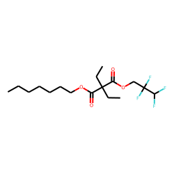 Diethylmalonic acid, heptyl 2,2,3,3-tetrafluoropropyl ester