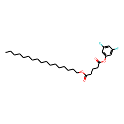 Glutaric acid, 3,5-difluorophenyl heptadecyl ester