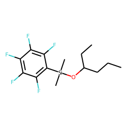 Hexan-3-ol, dimethylpentafluorophenylsilyl ether