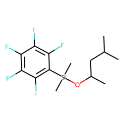 4-Methylpentan-2-ol, dimethylpentafluorophenylsilyl ether