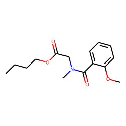 Sarcosine, N-(2-methoxybenzoyl)-, butyl ester
