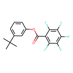 3-tert-Butylphenol, pentafluorobenzoyl ester