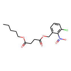 Succinic acid, 3-chloro-2-nitrobenzyl pentyl ester