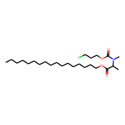 DL-Alanine, N-methyl-N-(3-chloropropoxycarbonyl)-, heptadecyl ester