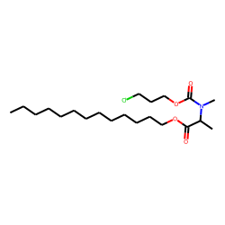 DL-Alanine, N-methyl-N-(3-chloropropoxycarbonyl)-, tridecyl ester