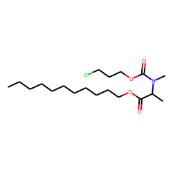 DL-Alanine, N-methyl-N-(3-chloropropoxycarbonyl)-, undecyl ester