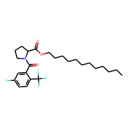 L-Proline, N-(5-fluoro-2-trifluoromethylbenzoyl)-, dodecyl ester