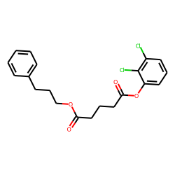 Glutaric acid, 2,3-dichlorophenyl 3-phenylpropyl ester