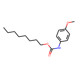 P-methoxy carbanilic acid, n-octyl ester