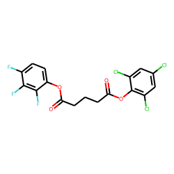 Glutaric acid, 2,4,6-trichlorophenyl 2,3,4-trifluorophenyl ester