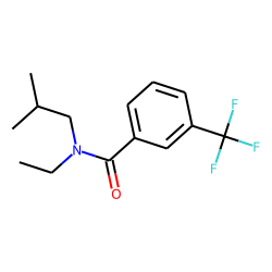 Benzamide, 3-trifluoromethyl-N-ethyl-N-isobutyl-