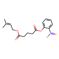 Glutaric acid, 3-methylbut-2-en-1-yl 2-nitrophenyl ester