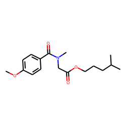 Sarcosine, N-(4-methoxybenzoyl)-, isohexyl ester