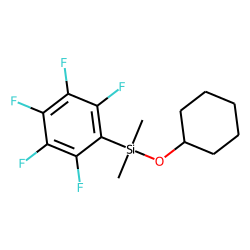 1-Dimethyl(pentafluorophenyl)silyloxycyclohexane