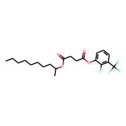 Succinic acid, dec-2-yl 2-fluoro-3-(trifluoromethyl)phenyl ester
