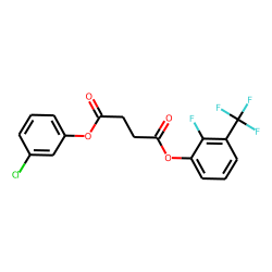 Succinic acid, 3-chlorophenyl 2-fluoro-3-(trifluoromethyl)phenyl ester