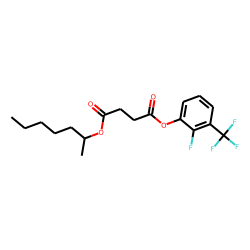 Succinic acid, hept-2-yl 2-fluoro-3-(trifluoromethyl)phenyl ester