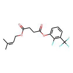Succinic acid, 3-methylbut-2-en-1-yl 2-fluoro-3-(trifluoromethyl)phenyl ester