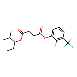 Succinic acid, 2-methylpent-3-yl 2-fluoro-3-(trifluoromethyl)phenyl ester