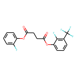 Succinic acid, 2-fluorophenyl 2-fluoro-3-(trifluoromethyl)phenyl ester