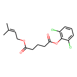 Glutaric acid, 3-methylbut-2-en-1-yl 2,6-dichlorophenyl ester