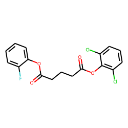 Glutaric acid, 2-fluorophenyl 2,6-dichlorophenyl ester