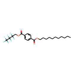 Terephthalic acid, 2,2,3,3,4,4,4-heptafluorobutyl undecyl ester