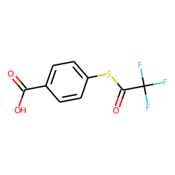 Benzoic acid, 4-(trifluoroacetylthio)-