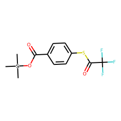 Benzoic acid, 4-trifluoroacetylthio-, trimethylsilyl ester