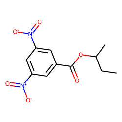 Benzoic acid, 3,5-dinitro, 1-methylpropyl ester