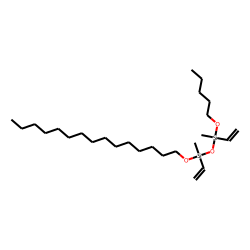 Silane, methylvinyl(pentyloxy)(methylvinylpentadecyloxysilyloxy)-