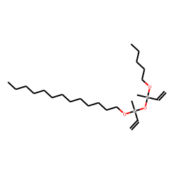 Silane, methylvinyl(pentyloxy)(methylvinyltridecyloxysilyloxy)-