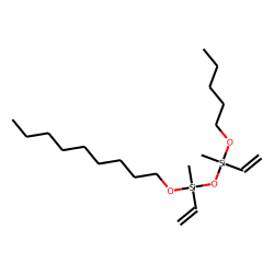 Silane, methylvinyl(pentyloxy)(methylvinylnonyloxysilyloxy)-