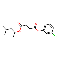 Succinic acid, 3-chlorophenyl 4-methylpent-2-yl ester